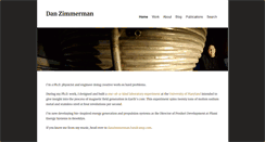 Desktop Screenshot of danzimmerman.com