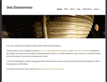 Tablet Screenshot of danzimmerman.com